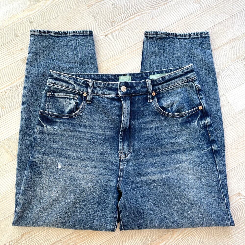 Articles of Society The Smith High Rise Relaxed‎ Jeans | Deep Lake Size 14